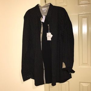 CRAFT+FLOW patterned Men’s long sleeve dress shirt